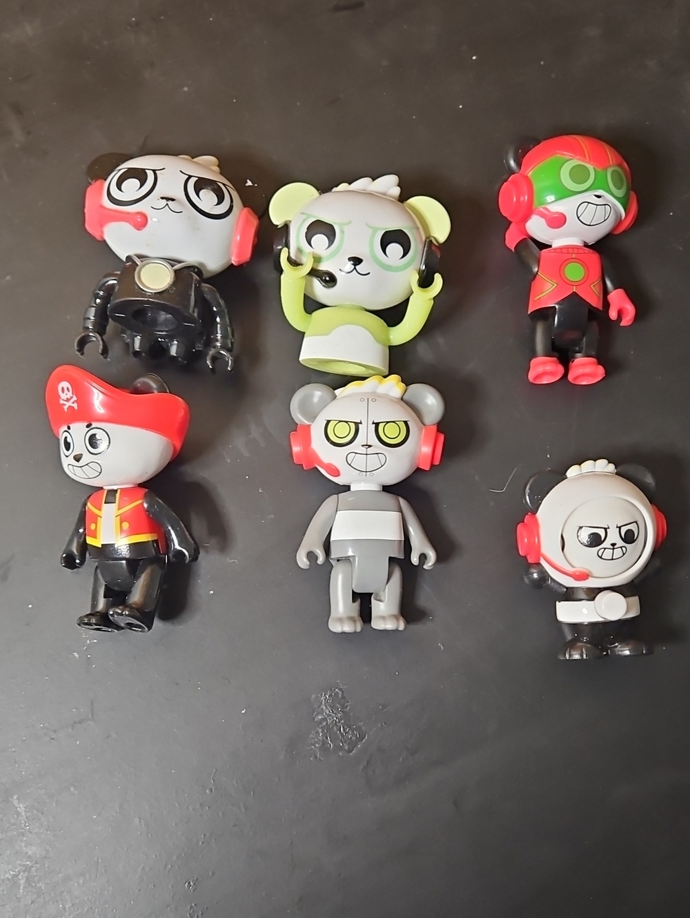 6 Piece Ryans World Combo Panda Collection